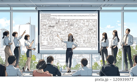 女性講師：ビジネスセミナー／製品説明会／社内研修会