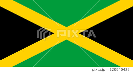 ジャマイカの国旗 120940425