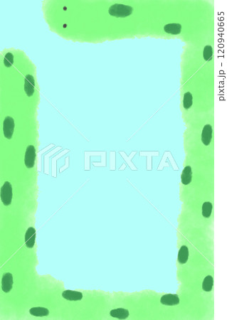 イラスト素材: 巳年 年賀状 イラスト素材: 巳年 年賀状 120940665