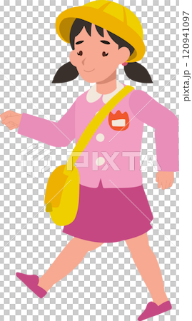preschool child in uniform walking happy toddler girl playful active preschool child in uniform walking happy toddler girl playful active 120941097