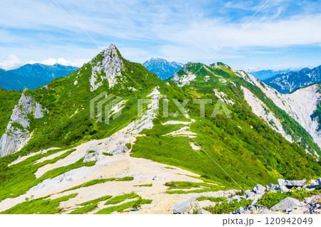 夏の烏帽子岳・南沢岳登山(前烏帽子岳~烏帽子岳) 夏の烏帽子岳・南沢岳登山(前烏帽子岳~烏帽子岳) 120942049