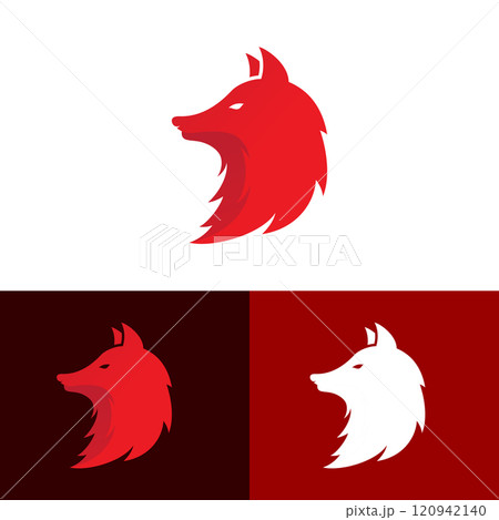 Fox vector illustration silhouette icon design 120942140