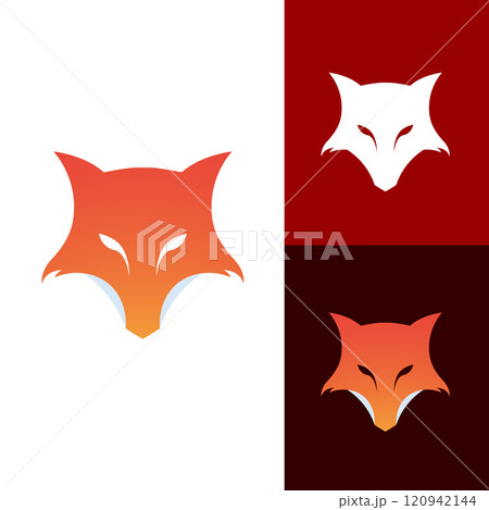 Fox vector illustration silhouette icon design 120942144