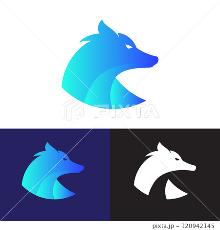 Fox vector illustration silhouette icon design 120942145