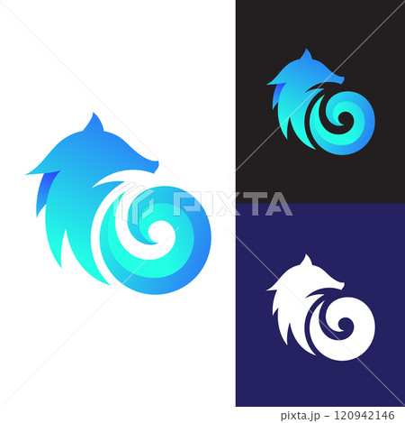 Fox vector illustration silhouette icon design 120942146