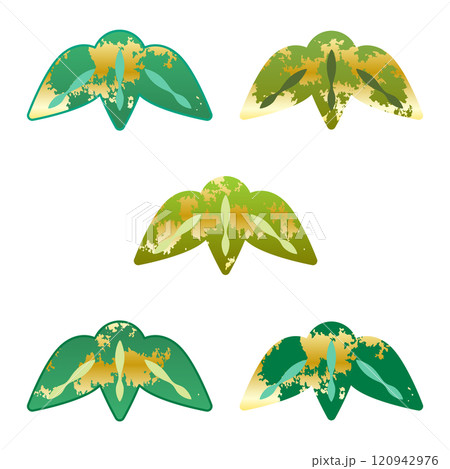 竹の葉のアイコン 【お正月・素材】 竹の葉のアイコン 【お正月・素材】 120942976