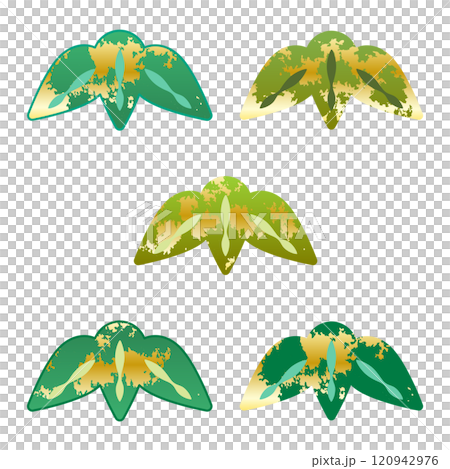 竹の葉のアイコン 【お正月・素材】 竹の葉のアイコン 【お正月・素材】 120942976