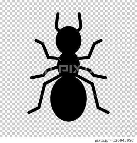 Ant silhouette Ant silhouette 120943956