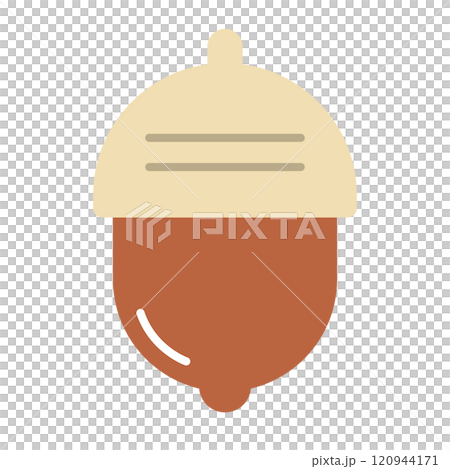 Acorns and nuts 120944171