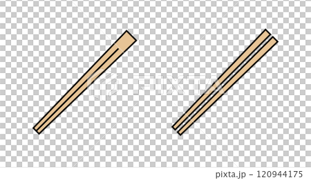 未斷和斷的筷子 120944175