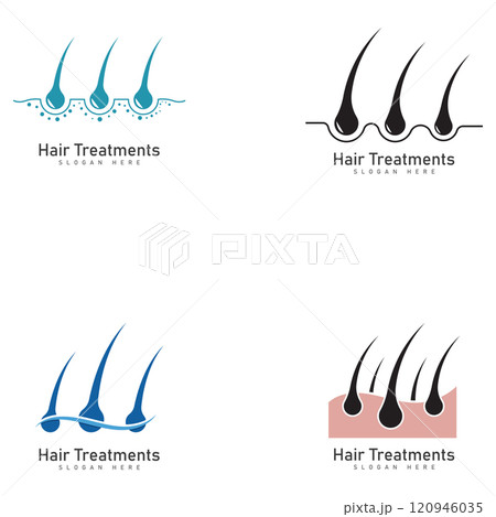 hair treatments vector icon illustration design template 120946035
