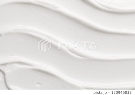 The texture of a cosmetic skin cream with salicylic acid. 120946838