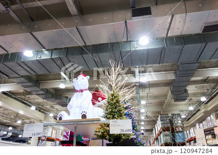 多摩境通りのコストコ　クリスマス　京王相模原線多摩境駅の東口　東京都町田市小山ヶ丘 120947284