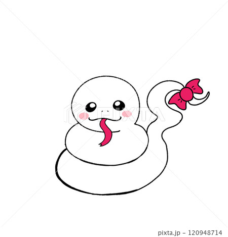 ヘビちゃんのイラスト素材 [120948714] - PIXTA