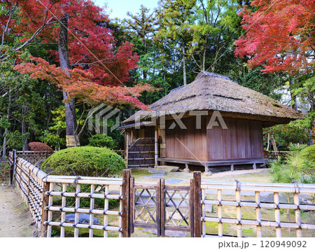 岡山後楽園の紅葉 120949092