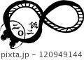 2025年巳年のロゴ 120949144