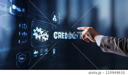 Credibility improvement. Modern business solution concept 120949610