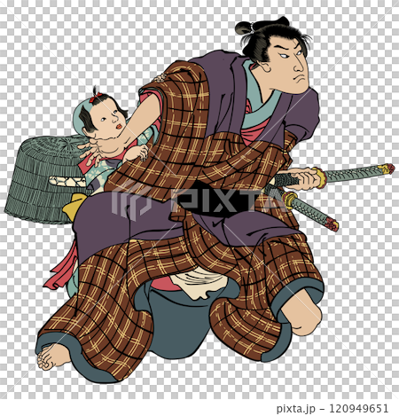 【義士忠臣鑑　不波勝右衛門正種】-【歌川国吉】 120949651