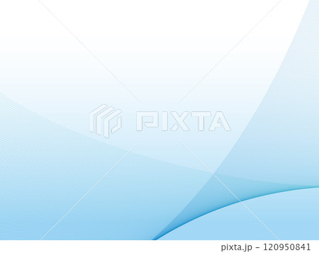 青い曲線の背景 120950841