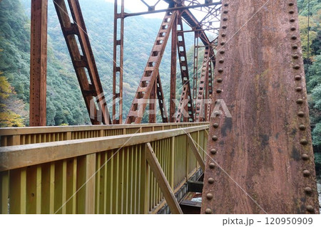 武庫川渓谷　廃線跡武庫川第二鉄橋 120950909