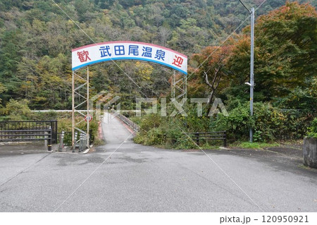 武庫川渓谷　廃線跡 ハイキング　武田尾温泉橋 120950921