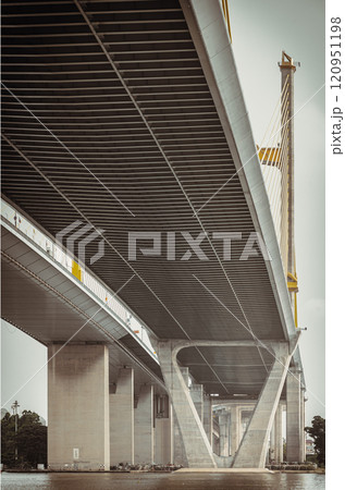 Chalerm Maha Nakhon Expressway and Saphan Phra Ram Kao. Chalerm Maha Nakhon Expressway and Saphan Phra Ram Kao. 120951198