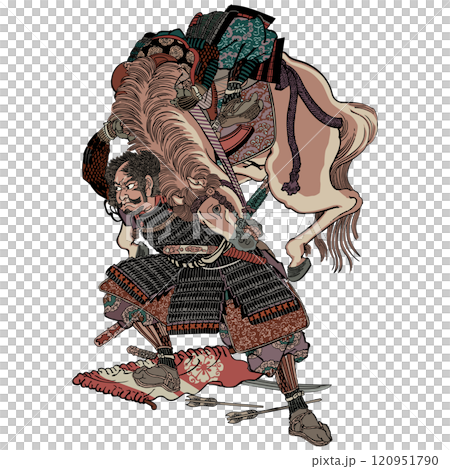 【本朝英雄鏡 一寿斎芳員 】-【歌川芳員】 120951790