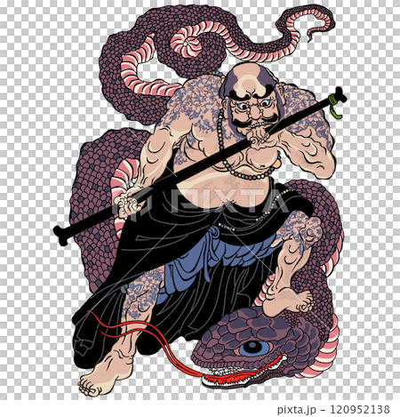 [水滸傳英雄鏡]-[歌川芳晴] 120952138