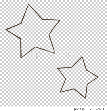 黑色和白色閃閃發光的星星的簡單插圖 120952651