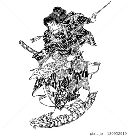 【仙冠者牛若三郎義虎 】-【月岡芳年】 120952919