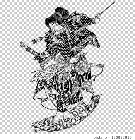 【仙冠者牛若三郎義虎 】-【月岡芳年】 120952919