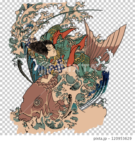 [美麗的水滸傳江之美命義俊]-[月岡義俊] 120953629