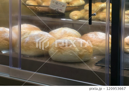 パン屋　ベーカリー　丸パン 120953667