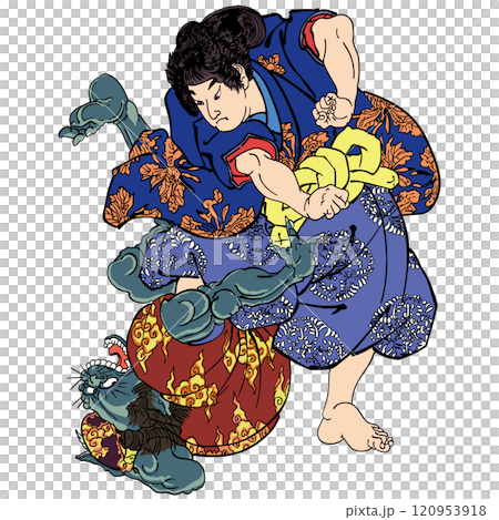 【美勇水滸伝 寺コ従白菊丸】-【月岡芳年】 【美勇水滸伝 寺コ従白菊丸】-【月岡芳年】 120953918