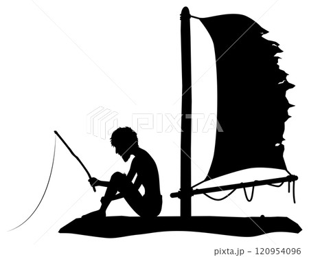 筏に乗る漂流者 筏に乗る漂流者 120954096