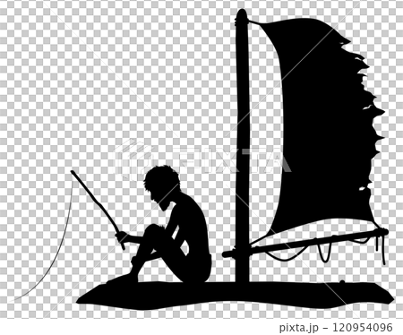 筏に乗る漂流者 筏に乗る漂流者 120954096