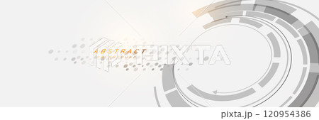 Abstract Technology Background. Circular Tech Pattern Abstract Technology Background. Circular Tech Pattern 120954386