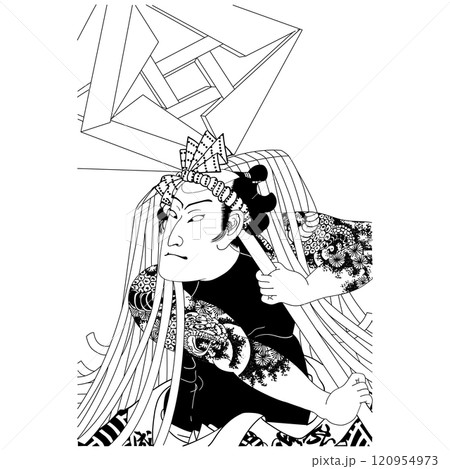 【「真盛江戸の花役」「中村芝翫」】-【豊原国周】 【「真盛江戸の花役」「中村芝翫」】-【豊原国周】 120954973