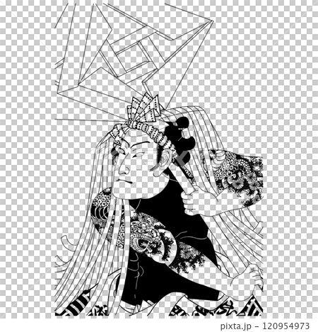 【「真盛江戸の花役」「中村芝翫」】-【豊原国周】 【「真盛江戸の花役」「中村芝翫」】-【豊原国周】 120954973