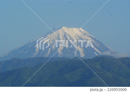 カラー　富士　雪　山　自然　背景（2024年12月登録） 120955000