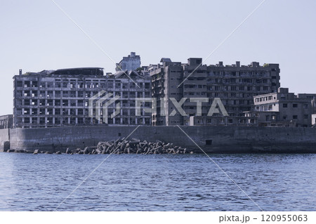 軍艦島が見える風景 軍艦島が見える風景 120955063