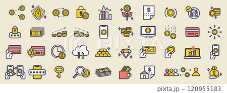 ファイナンスアイコン 120955183