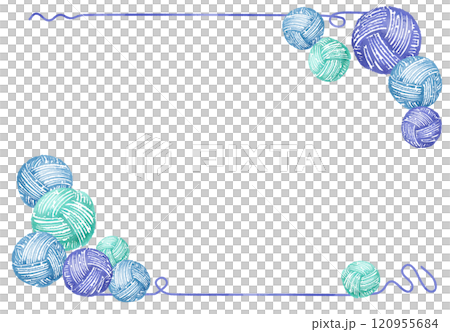 Frame material of illustration of yarn Frame material of illustration of yarn 120955684