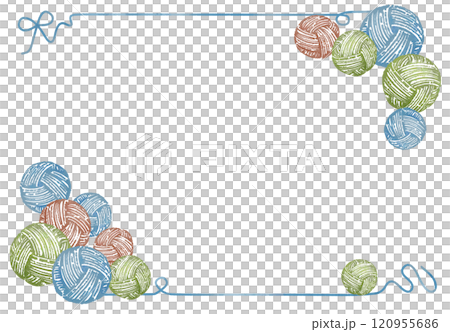 羊毛插畫框架材料 120955686
