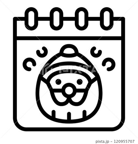 calendar line icon calendar line icon 120955707