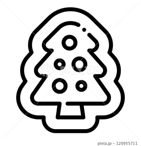 gingerbread line icon 120955711