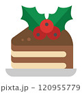 christmas cake icon 120955779