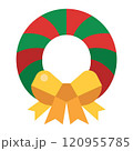 christmas wreath icon 120955785