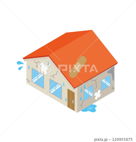 欠陥住宅のイラスト 欠陥住宅のイラスト 120955875