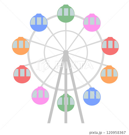 観覧車のイラスト 観覧車のイラスト 120958367